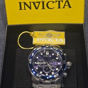 Seiko Men's Watch - Silver and Blue